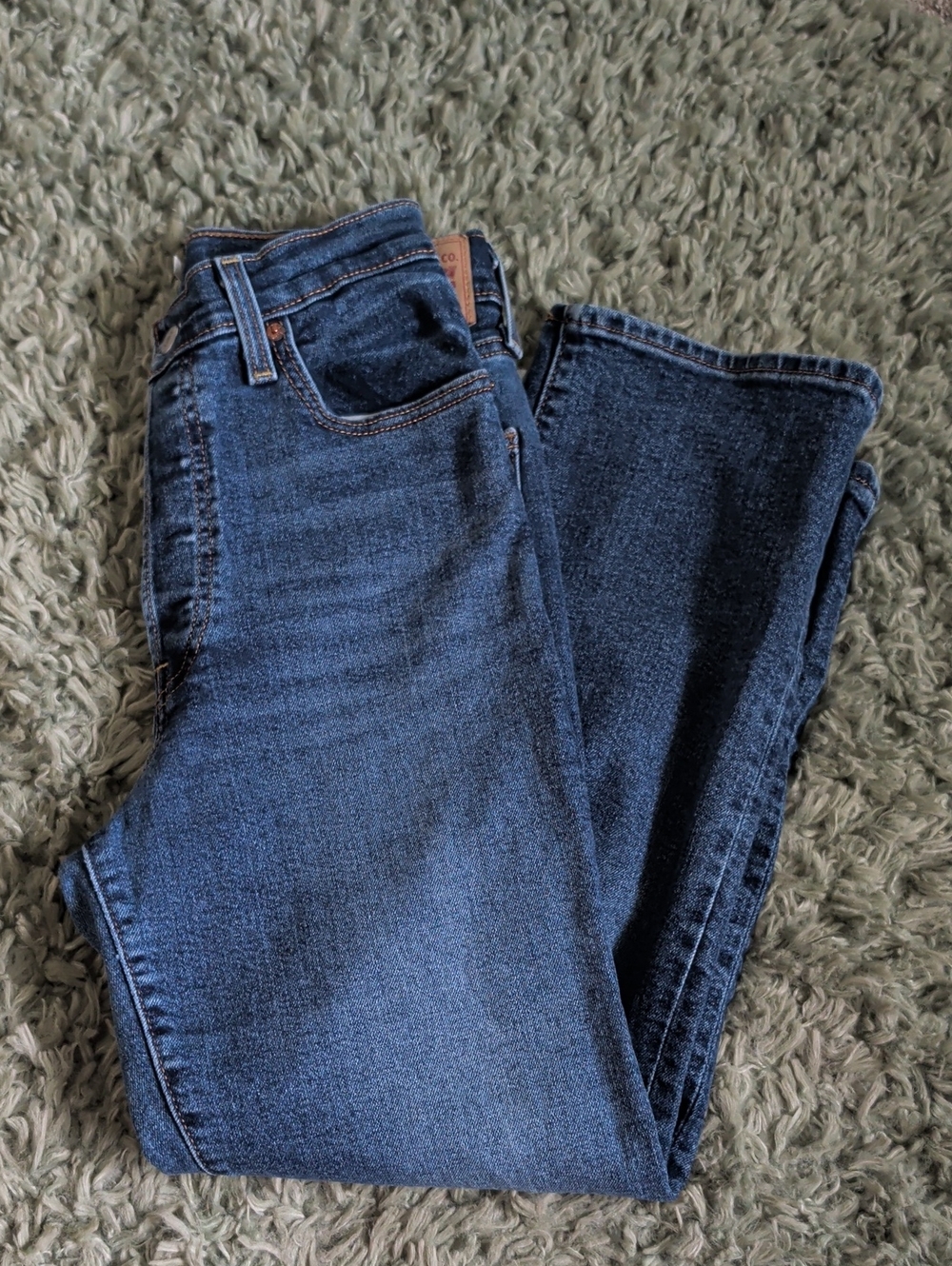 Levi's Ankle Straight-Leg Dark Blue Women's Jeans